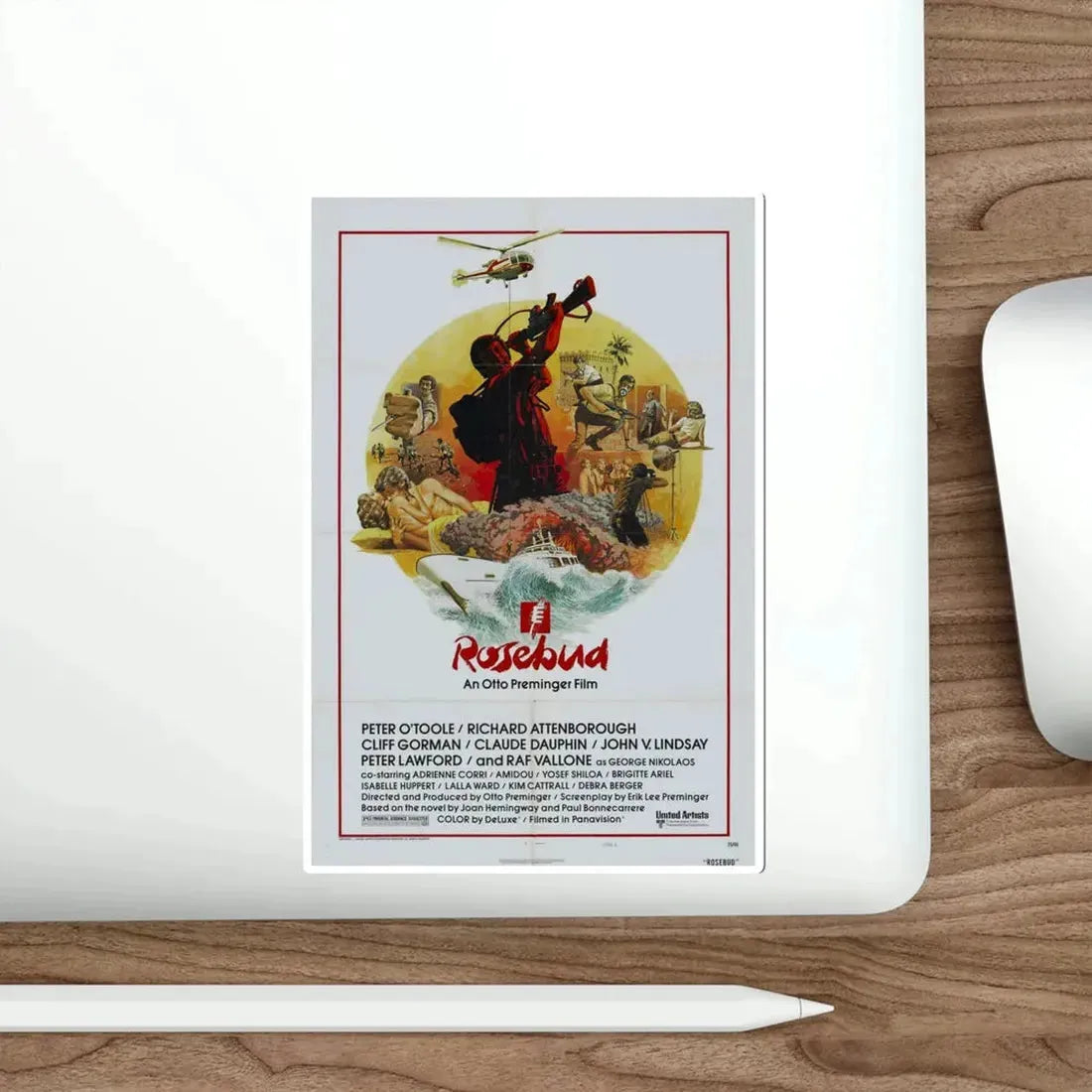Rosebud 1975 Movie Poster STICKER Vinyl Die-Cut Decal - The Sticker Space