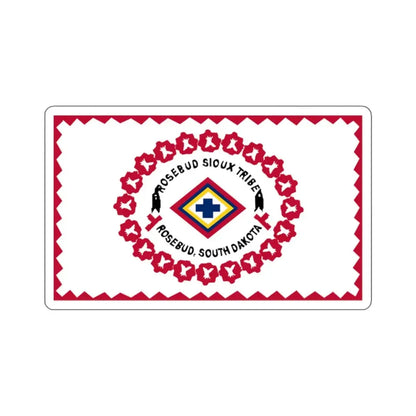 Rosebud Indian Reservation Flag STICKER Vinyl Die-Cut Decal 2 Inch - The Sticker Space