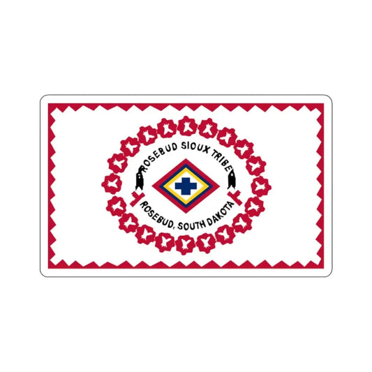 Rosebud Indian Reservation Flag STICKER Vinyl Die-Cut Decal 2 Inch - The Sticker Space