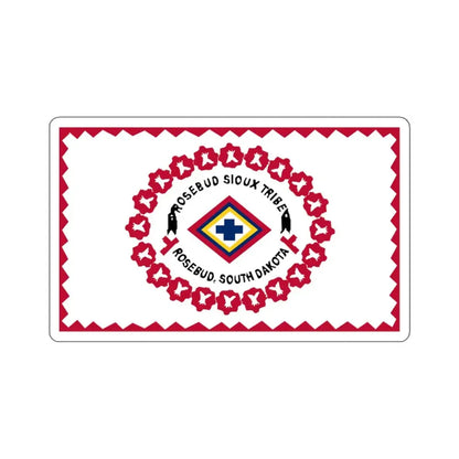 Rosebud Indian Reservation Flag STICKER Vinyl Die-Cut Decal 3 Inch - The Sticker Space