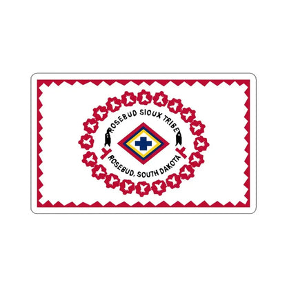 Rosebud Indian Reservation Flag STICKER Vinyl Die-Cut Decal 5 Inch - The Sticker Space