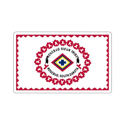 Rosebud Indian Reservation Flag STICKER Vinyl Die-Cut Decal - The Sticker Space