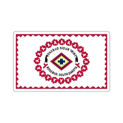 Rosebud Indian Reservation Flag STICKER Vinyl Die-Cut Decal - The Sticker Space