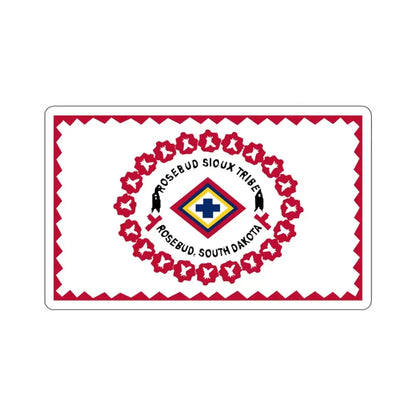 Rosebud Indian Reservation Flag STICKER Vinyl Die-Cut Decal - The Sticker Space
