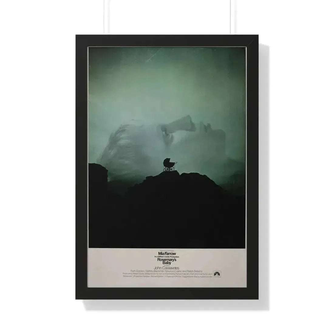 ROSEMARY'S BABY 1968 - Framed Movie Poster 20" x 30" Black - The Sticker Space