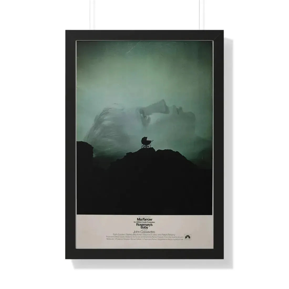 ROSEMARY'S BABY 1968 - Framed Movie Poster - The Sticker Space