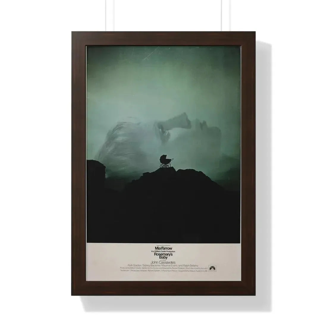 ROSEMARY'S BABY 1968 - Framed Movie Poster - The Sticker Space
