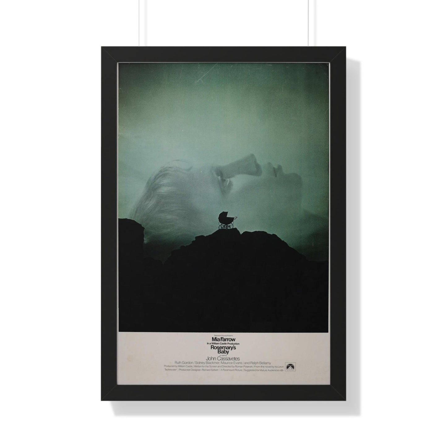 ROSEMARY'S BABY 1968 - Framed Movie Poster-20" x 30"-The Sticker Space