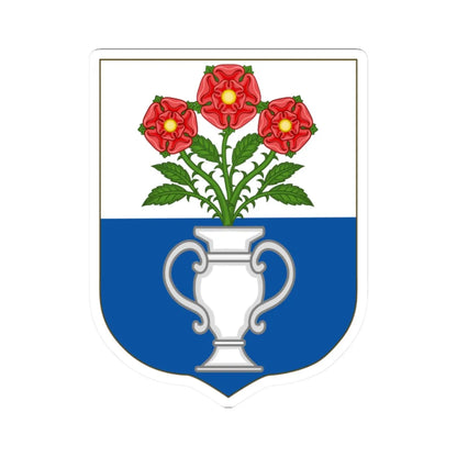 Rosetti arms (Algeria) (Coat of Arms) STICKER Vinyl Kiss-Cut Decal 2 Inch White - The Sticker Space