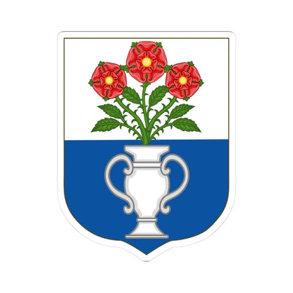 Rosetti arms (Algeria) (Coat of Arms) STICKER Vinyl Kiss-Cut Decal 3 Inch White - The Sticker Space