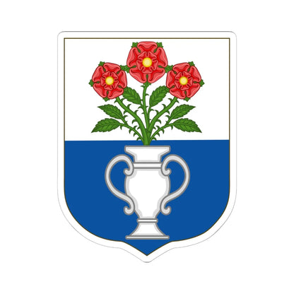 Rosetti arms (Algeria) (Coat of Arms) STICKER Vinyl Kiss-Cut Decal 6 Inch White - The Sticker Space