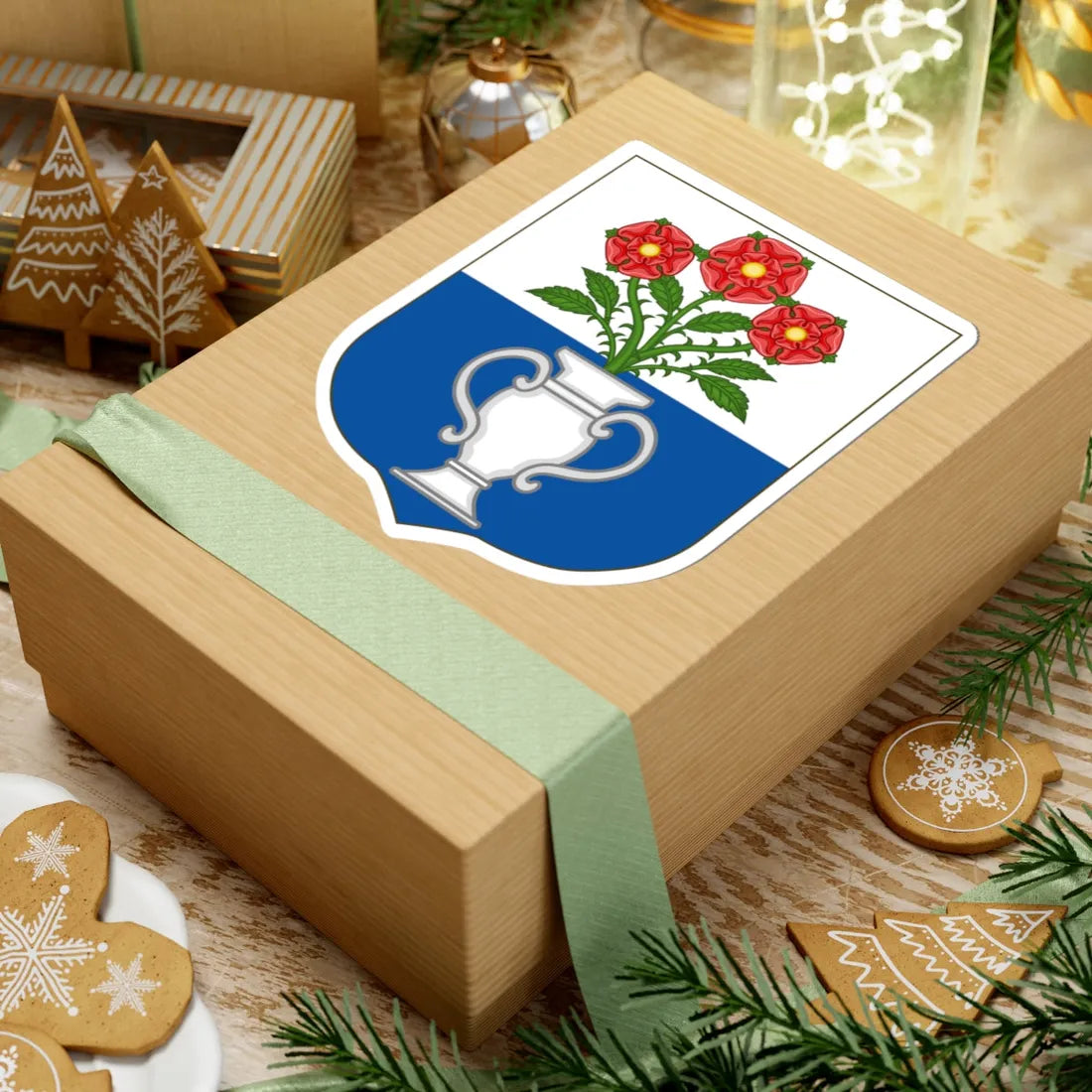 Rosetti arms (Algeria) (Coat of Arms) STICKER Vinyl Kiss-Cut Decal - The Sticker Space