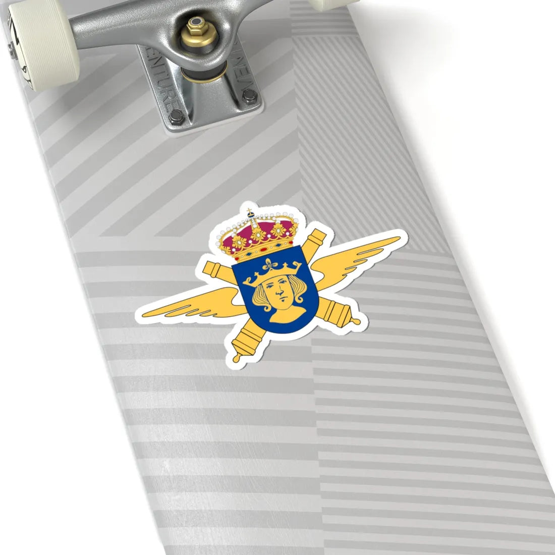 Roslagens luftvärnsregemente vapen (Sweden) (Coat of Arms) STICKER Vinyl Kiss-Cut Decal - The Sticker Space