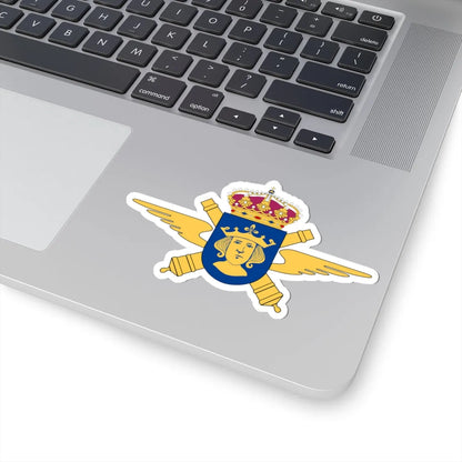 Roslagens luftvärnsregemente vapen (Sweden) (Coat of Arms) STICKER Vinyl Kiss-Cut Decal - The Sticker Space