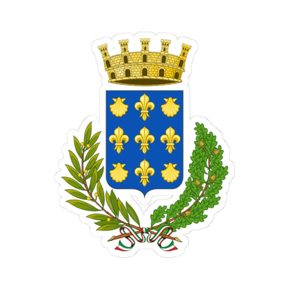 Rossano-Stemma (Italy) (Coat of Arms) STICKER Vinyl Kiss-Cut Decal 3 Inch White - The Sticker Space