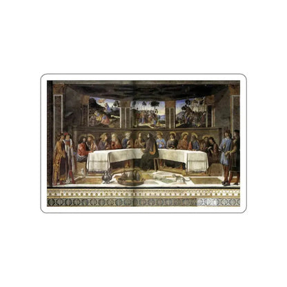 ROSSELLI, Cosimo - The Last Supper (Artwork) STICKER Vinyl Die-Cut Decal White Die-Cut 3 Inch - The Sticker Space