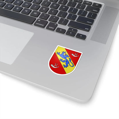 Rossens-FR-coat of arms (Switzerland) (Coat of Arms) STICKER Vinyl Kiss-Cut Decal - The Sticker Space