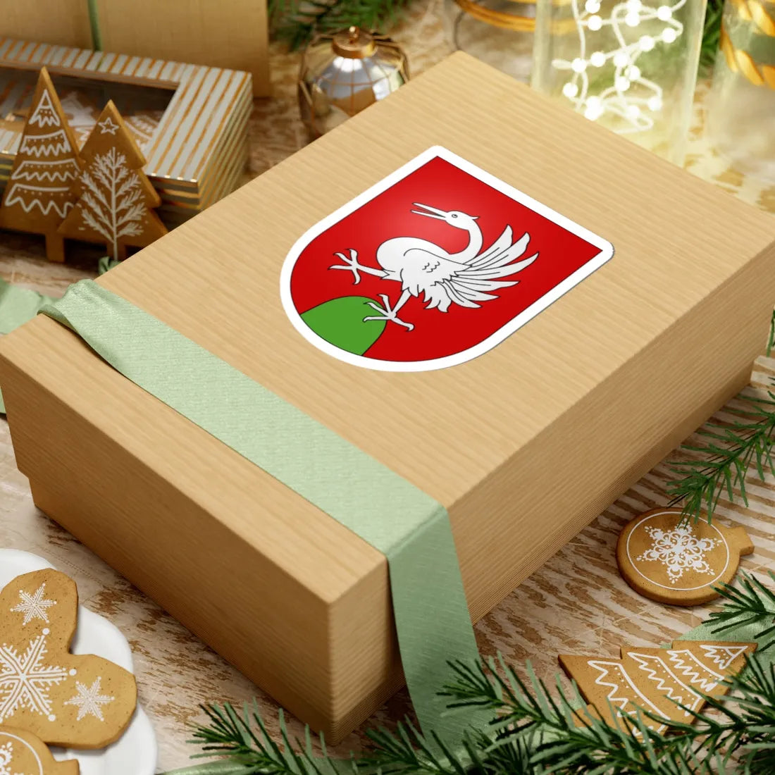 Rossiniere-coat of arms (Switzerland) (Coat of Arms) STICKER Vinyl Kiss-Cut Decal - The Sticker Space