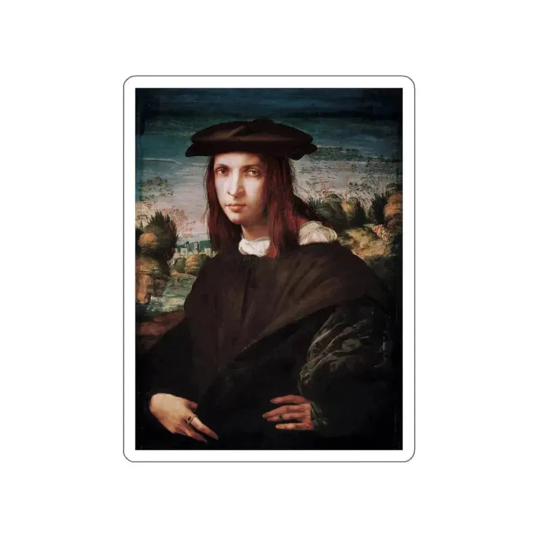 ROSSO Fiorentino - A Young Man (Artwork) STICKER Vinyl Die-Cut Decal White Die-Cut 6 Inch - The Sticker Space