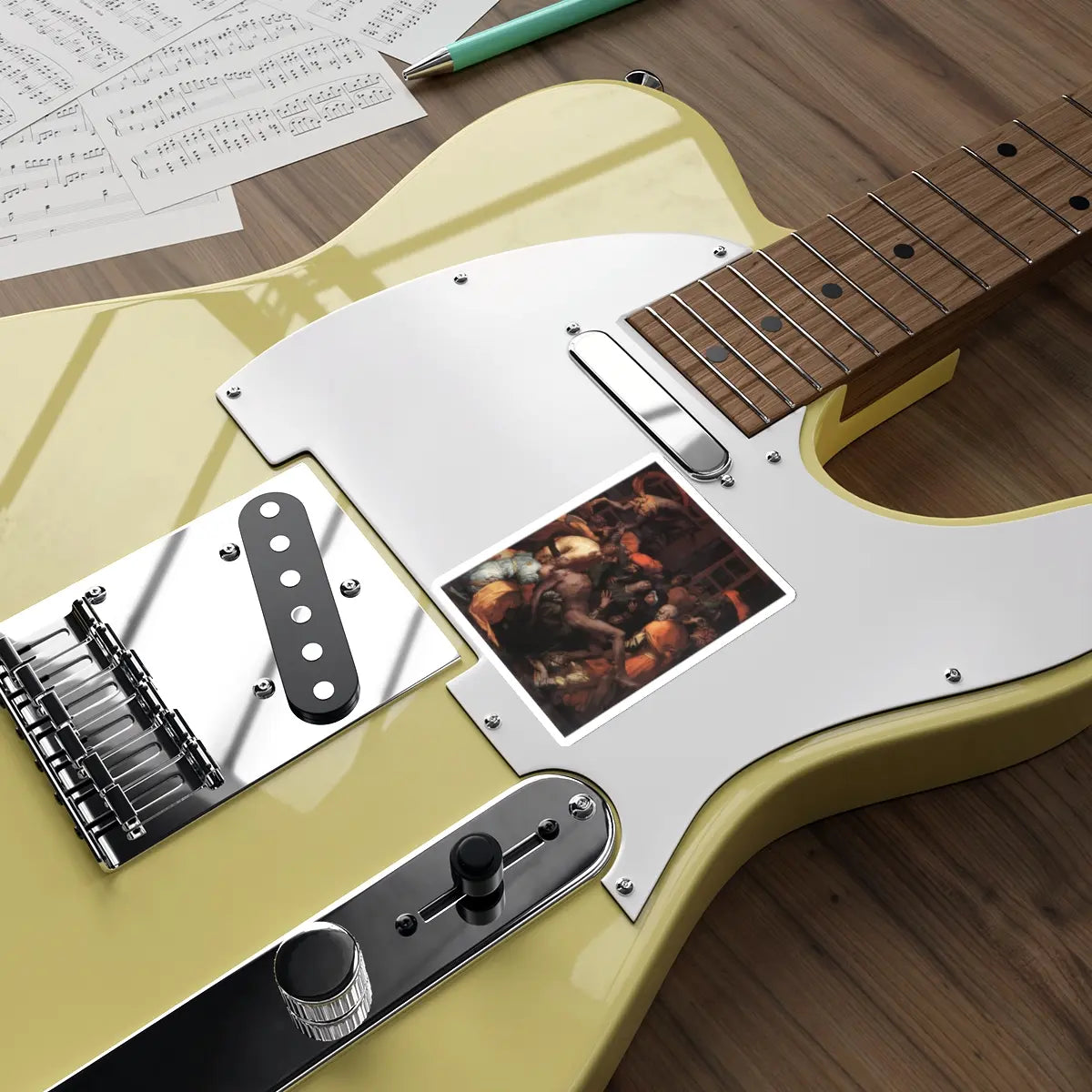SKU:33798201038233818575 Sticker types:White Shape:Die-Cut Sizes:4" × 4"