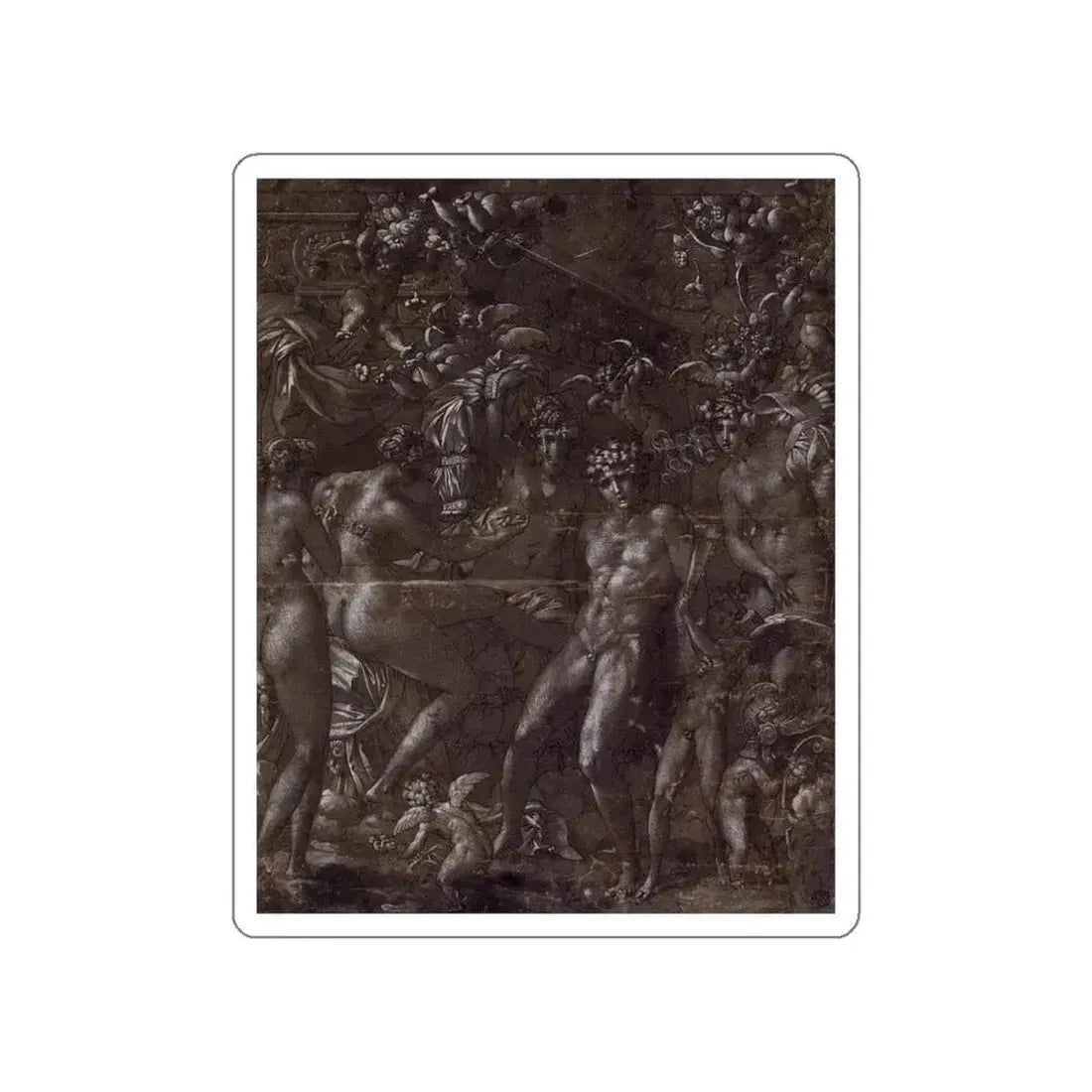 ROSSO Fiorentino - Mars and Venus (Artwork) STICKER Vinyl Die-Cut Decal White Die-Cut 3 Inch - The Sticker Space