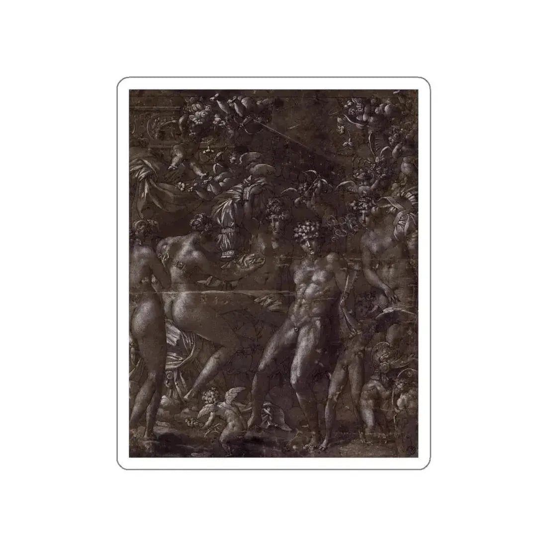 ROSSO Fiorentino - Mars and Venus (Artwork) STICKER Vinyl Die-Cut Decal White Die-Cut 5 Inch - The Sticker Space
