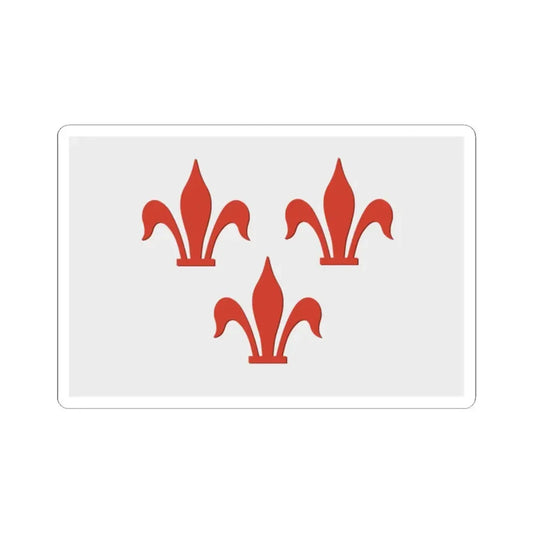 Rotselaar vlag (Belgium) STICKER Vinyl Kiss-Cut Decal 2 Inch White - The Sticker Space