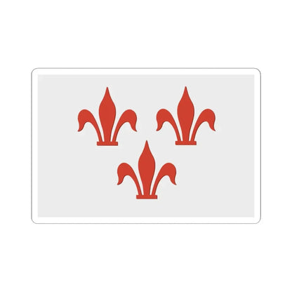 Rotselaar vlag (Belgium) STICKER Vinyl Kiss-Cut Decal 3 Inch White - The Sticker Space