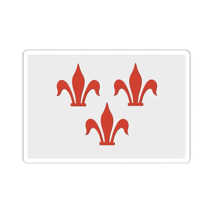 Rotselaar vlag (Belgium) STICKER Vinyl Kiss-Cut Decal 4 Inch White - The Sticker Space