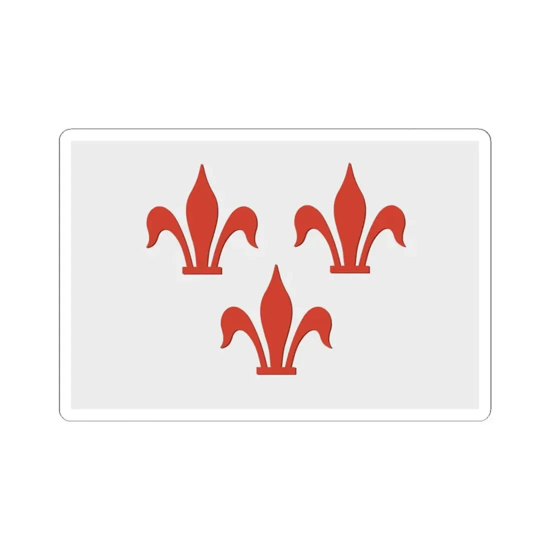 Rotselaar vlag (Belgium) STICKER Vinyl Kiss-Cut Decal 6 Inch White - The Sticker Space