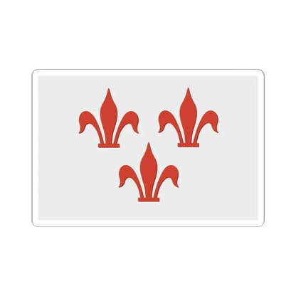 Rotselaar vlag (Belgium) STICKER Vinyl Kiss-Cut Decal 6 Inch White - The Sticker Space