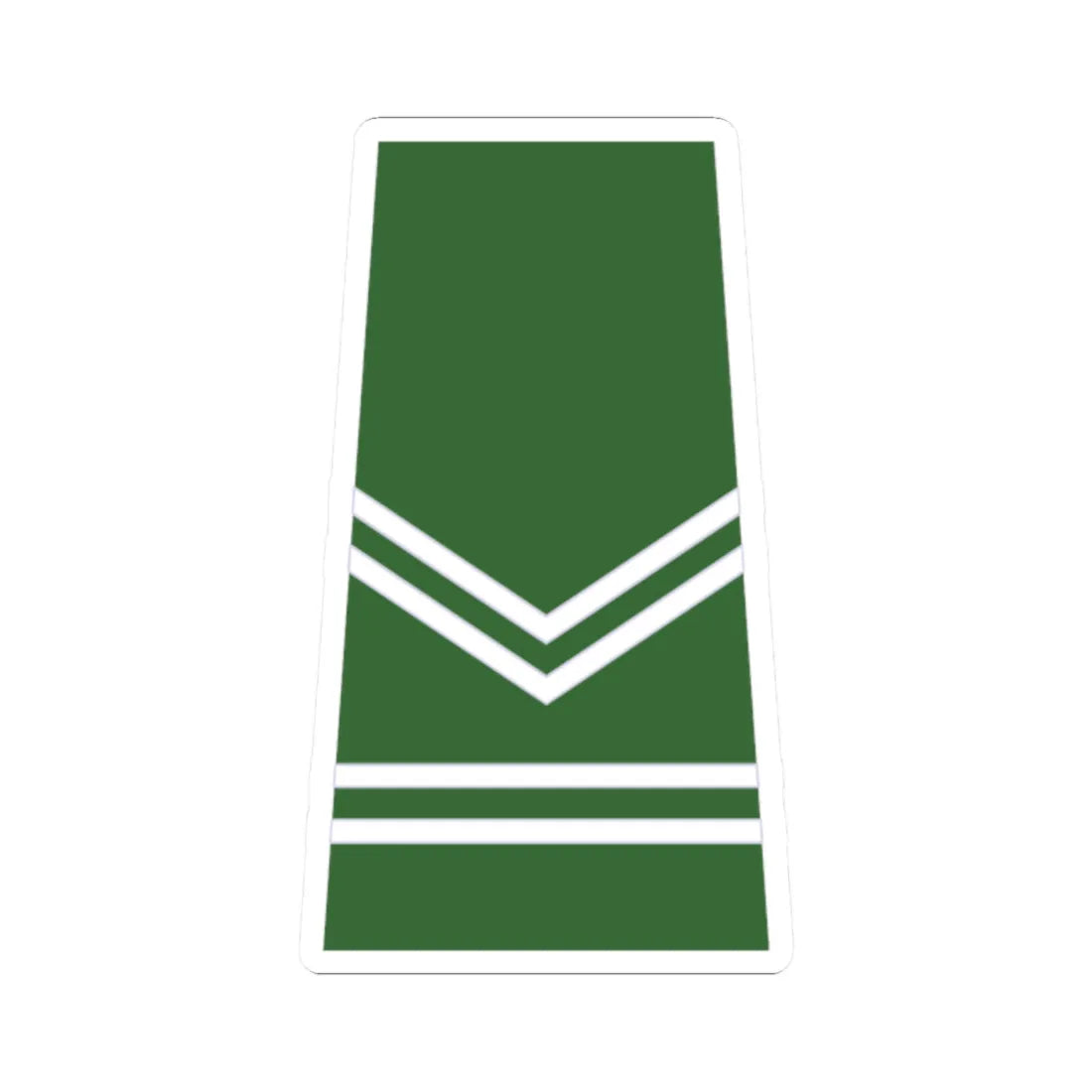 ROTU Army Int Cpl (Malaysia) (Military Rank) STICKER Vinyl Kiss-Cut Decal 2 Inch White - The Sticker Space