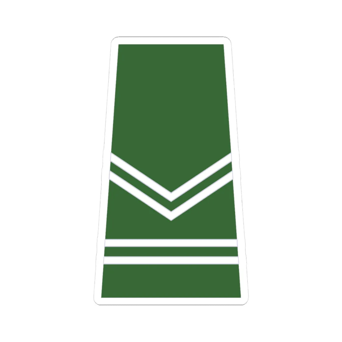 ROTU Army Int Cpl (Malaysia) (Military Rank) STICKER Vinyl Kiss-Cut Decal 3 Inch White - The Sticker Space