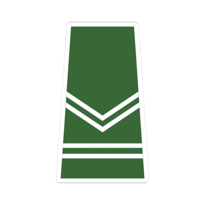 ROTU Army Int Cpl (Malaysia) (Military Rank) STICKER Vinyl Kiss-Cut Decal 3 Inch White - The Sticker Space