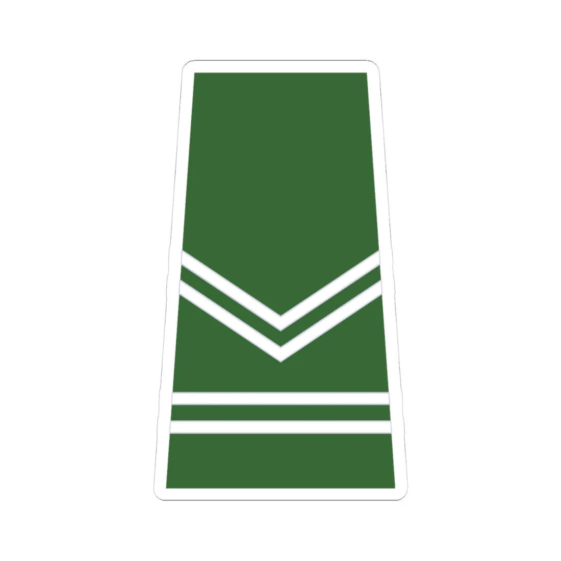 ROTU Army Int Cpl (Malaysia) (Military Rank) STICKER Vinyl Kiss-Cut Decal 4 Inch White - The Sticker Space