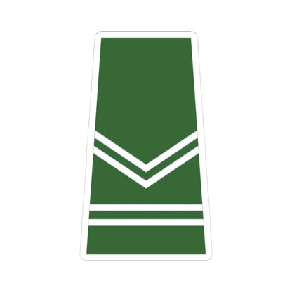 ROTU Army Int Cpl (Malaysia) (Military Rank) STICKER Vinyl Kiss-Cut Decal 4 Inch White - The Sticker Space