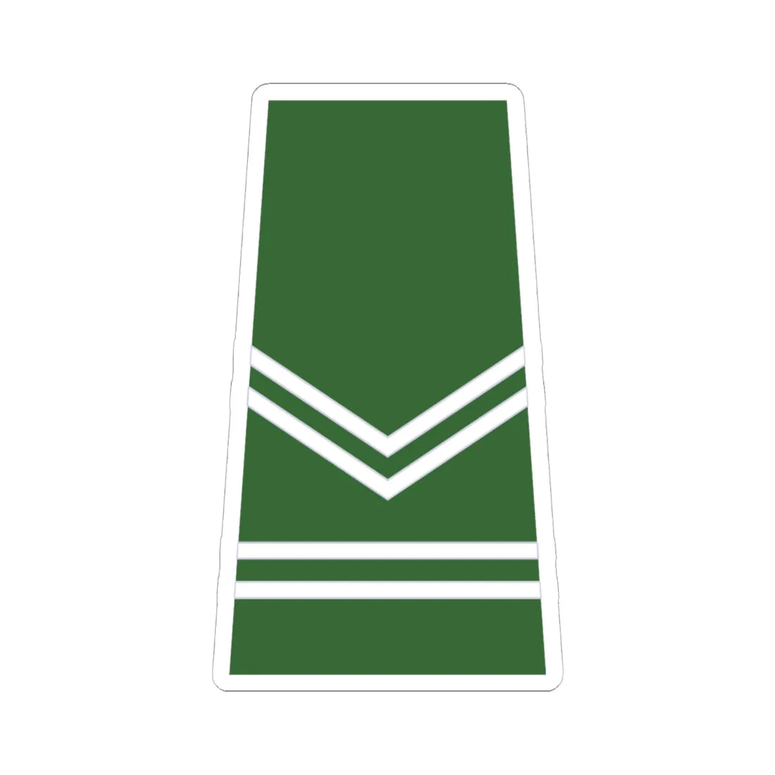 ROTU Army Int Cpl (Malaysia) (Military Rank) STICKER Vinyl Kiss-Cut Decal 6 Inch White - The Sticker Space