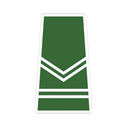 ROTU Army Int Cpl (Malaysia) (Military Rank) STICKER Vinyl Kiss-Cut Decal 6 Inch White - The Sticker Space