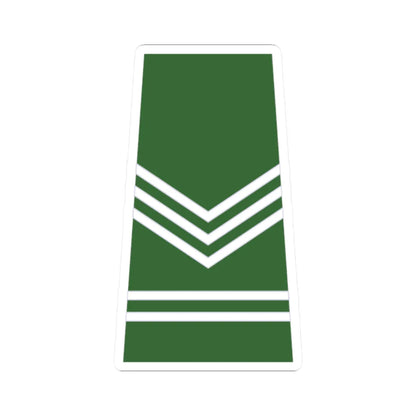 ROTU Army Int Sgt (Malaysia) (Military Rank) STICKER Vinyl Kiss-Cut Decal 2 Inch White - The Sticker Space