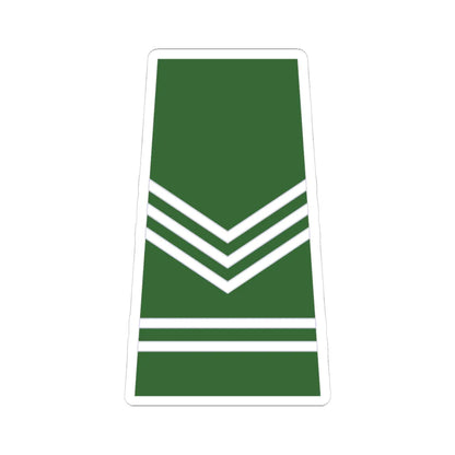 ROTU Army Int Sgt (Malaysia) (Military Rank) STICKER Vinyl Kiss-Cut Decal - The Sticker Space