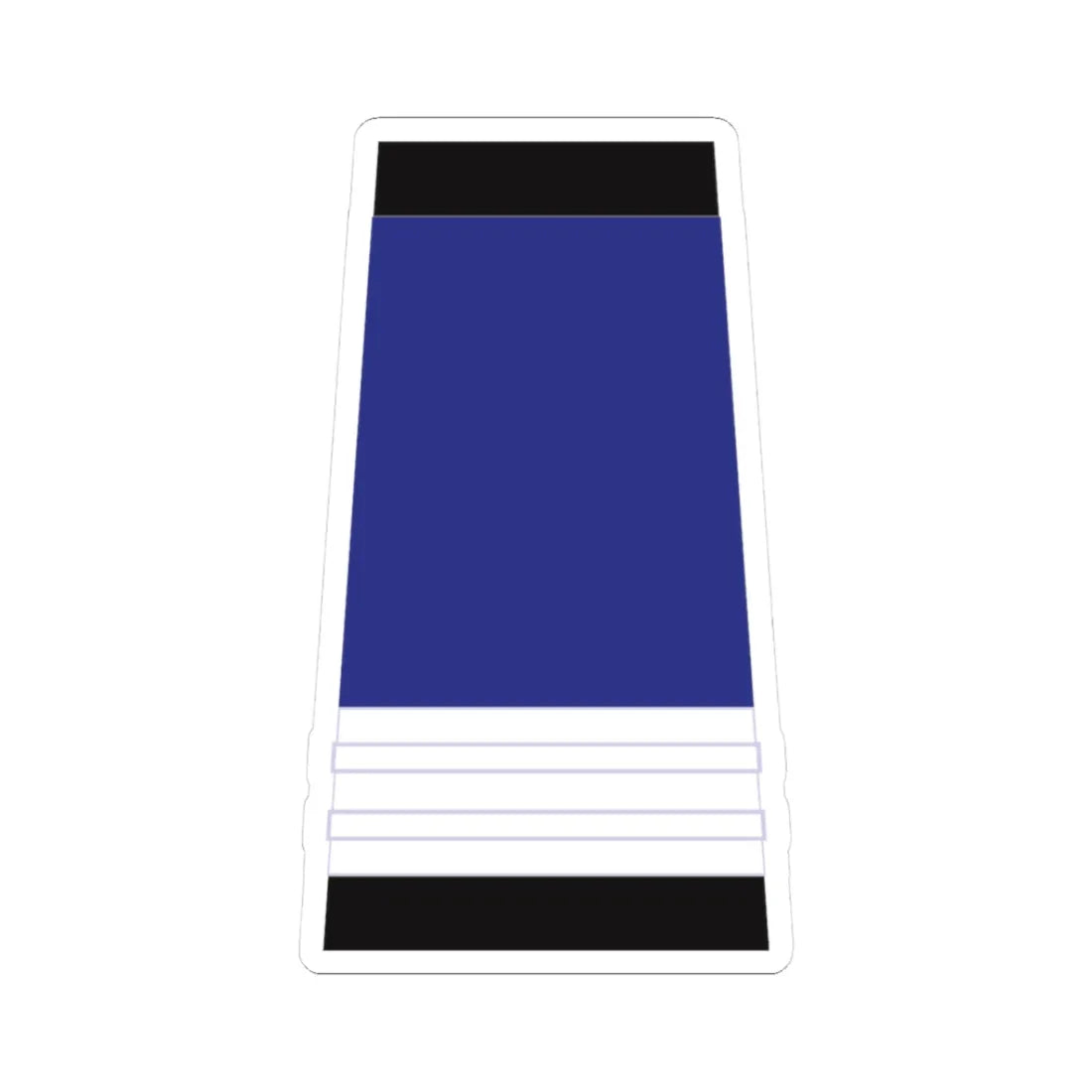 ROTU Navy Epaulette Midshipman Zain (Malaysia) (Military Rank) STICKER Vinyl Kiss-Cut Decal 3 Inch White - The Sticker Space