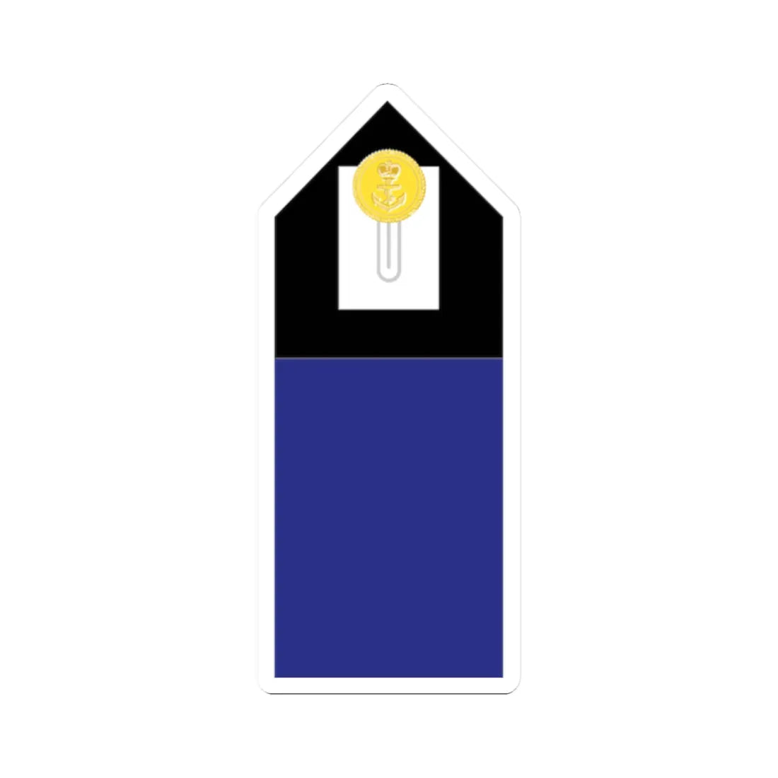 ROTU Navy Midshipman XO Zain (Malaysia) (Military Rank) STICKER Vinyl Kiss-Cut Decal 2 Inch White - The Sticker Space