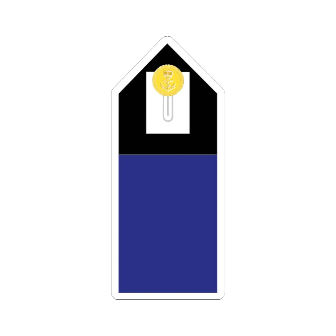 ROTU Navy Midshipman XO Zain (Malaysia) (Military Rank) STICKER Vinyl Kiss-Cut Decal 3 Inch White - The Sticker Space