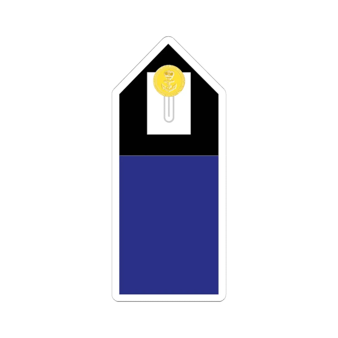 ROTU Navy Midshipman XO Zain (Malaysia) (Military Rank) STICKER Vinyl Kiss-Cut Decal 4 Inch White - The Sticker Space