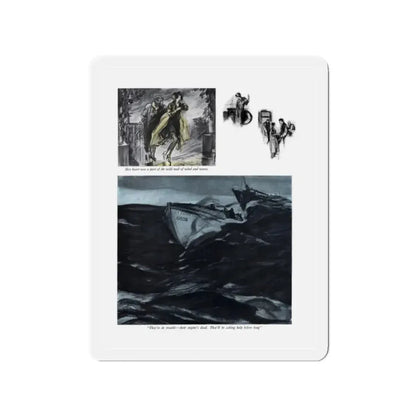 Rough Roads In Heaven, McCall's, August 1930 (Magazine Illustration) Refrigerator Magnet - The Sticker Space