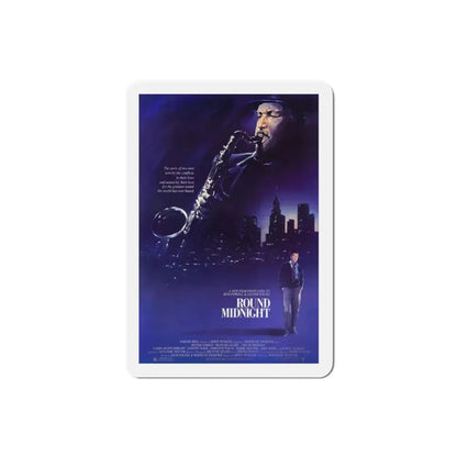 Round Midnight 1986 Movie Poster Refrigerator Magnet 2 Inch - The Sticker Space