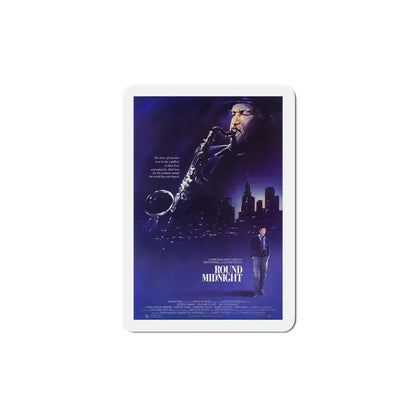 Round Midnight 1986 Movie Poster Refrigerator Magnet 5 Inch - The Sticker Space