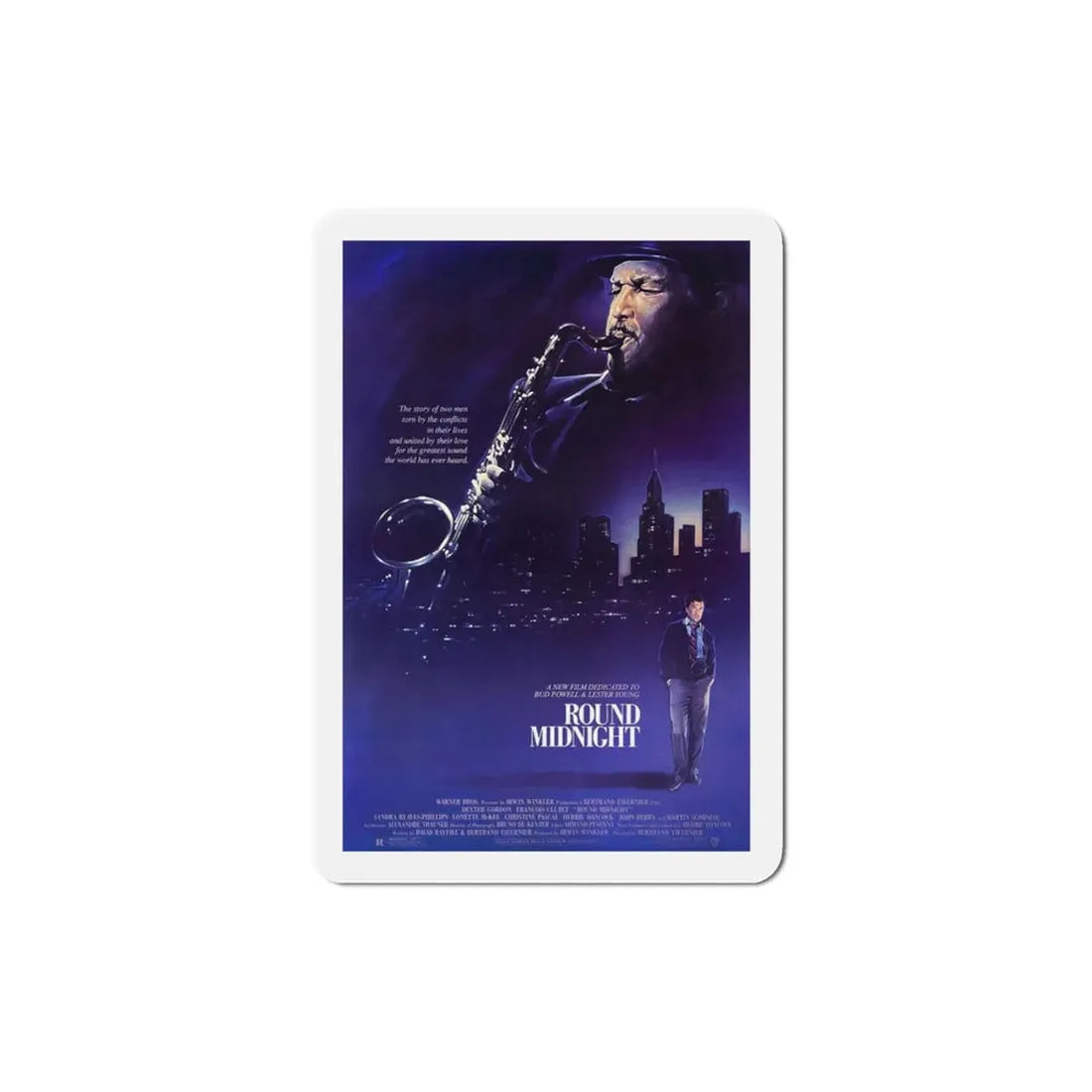 Round Midnight 1986 Movie Poster Refrigerator Magnet - The Sticker Space