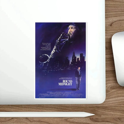 Round Midnight 1986 Movie Poster STICKER Vinyl Die-Cut Decal - The Sticker Space