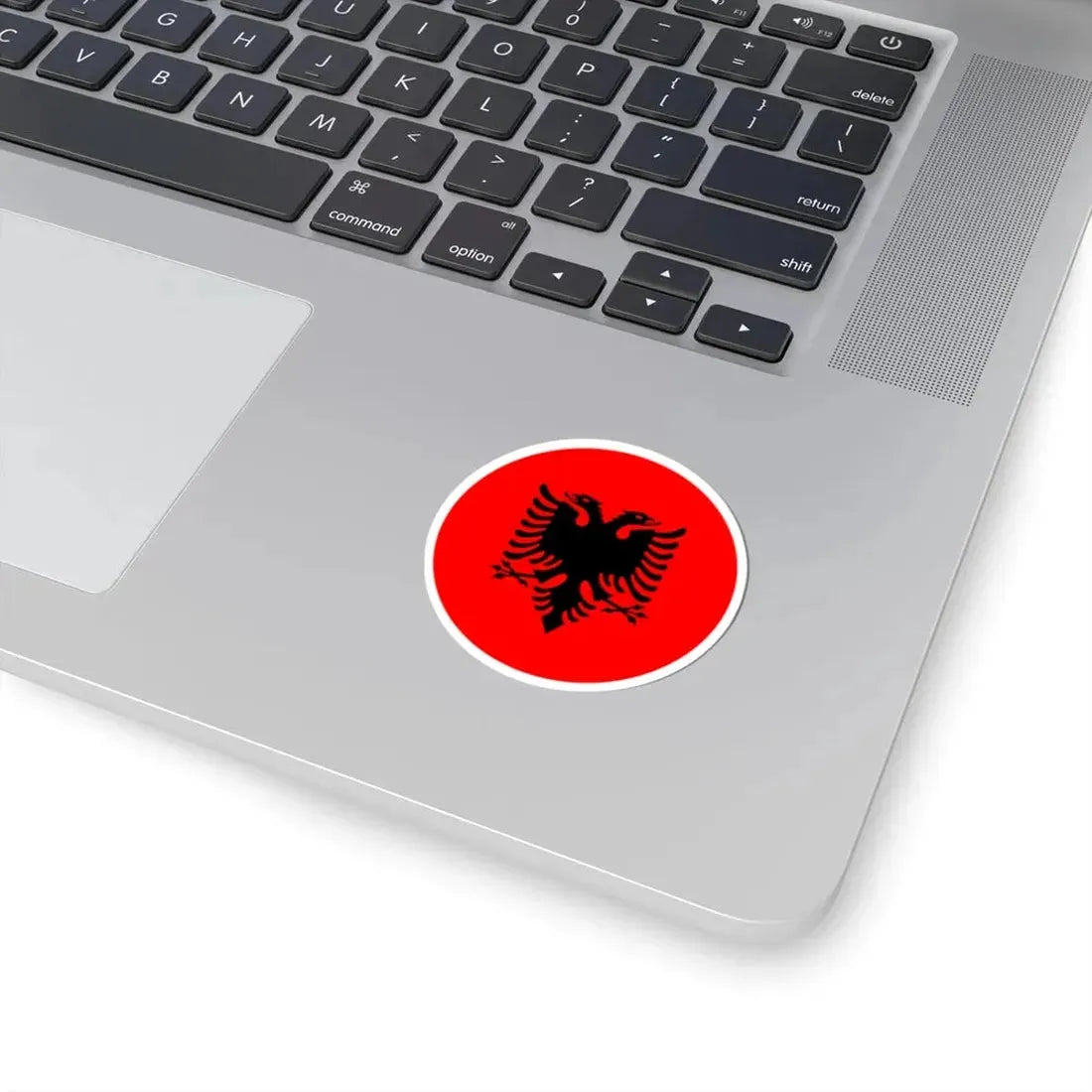 Roundel of Albania national flag (Albania) STICKER Vinyl Kiss-Cut Decal - The Sticker Space